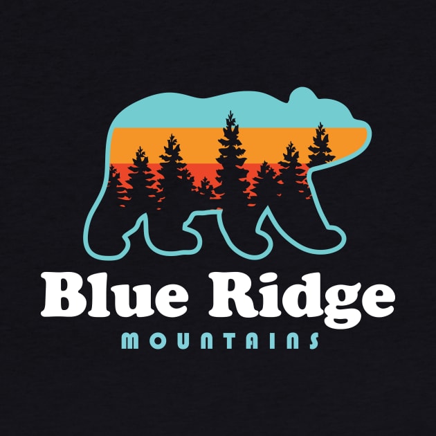 Blue Ridge Mountains Bear Hiking Mountains Calling by PodDesignShop